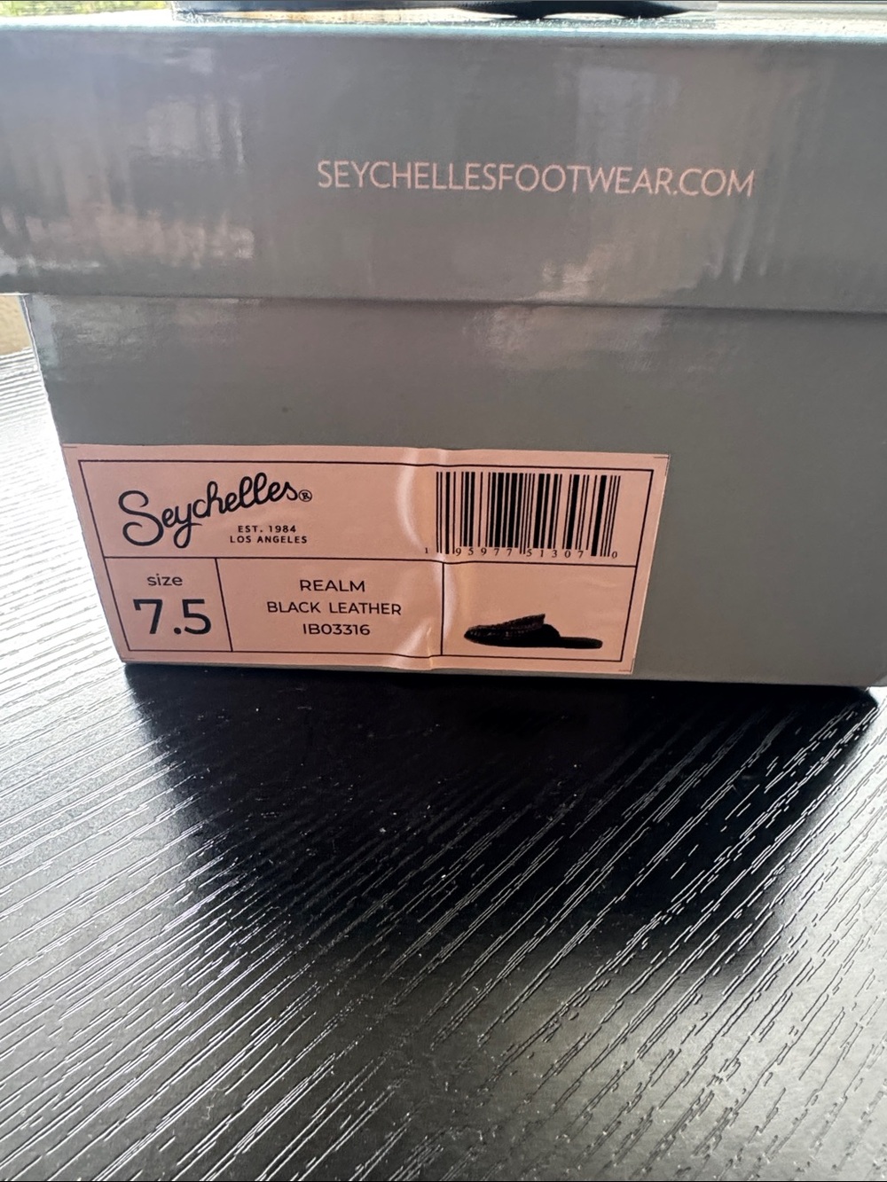Seychelles Black Woven Leather Slip-On Mule for women - Picture 3 of 4